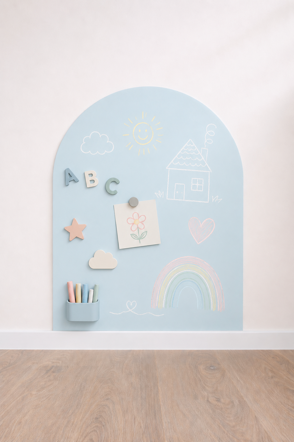 Chalk drawing